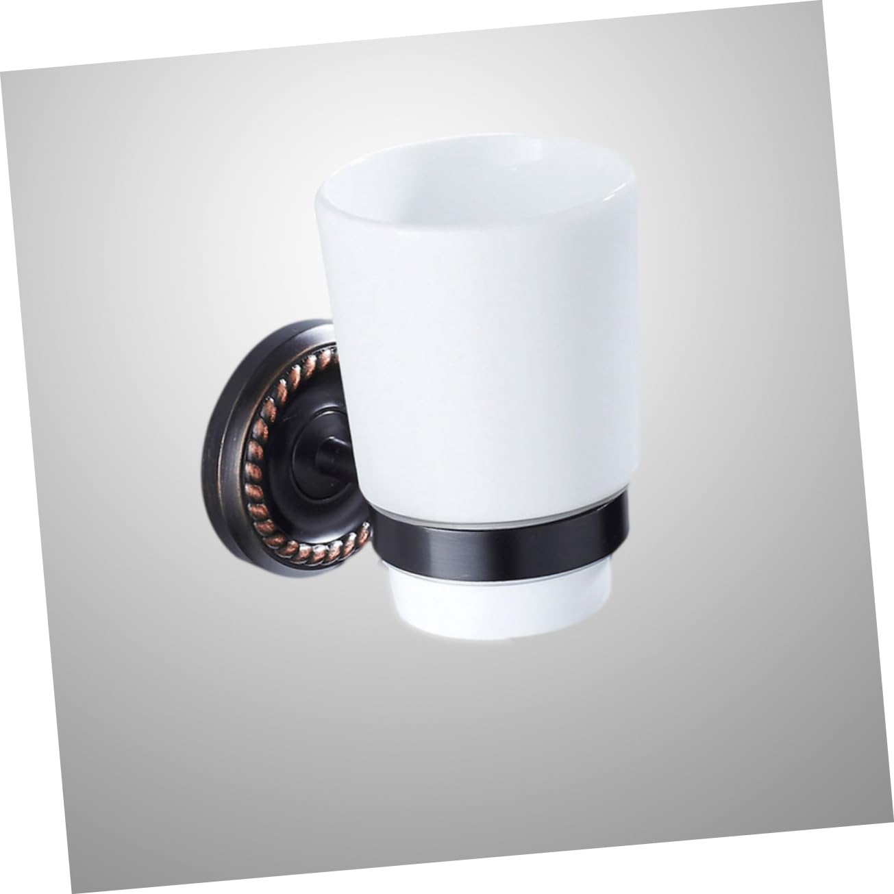 Cabilock Estantes De Almacenamiento Negros Cepillo de eléctrico estantes de Pared para Almacenamiento Portavasos de cerámica Colgador de Tazas montado en la Pared de Almacenamiento