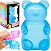 Fidget Toys Squishy Gummy Bear, Stress Cube Squishies Anxiety Stress Relief, Ice Squishy Stress Cube-Drop Malt Sugar Balls, Sensory Ball for Kids with Autism