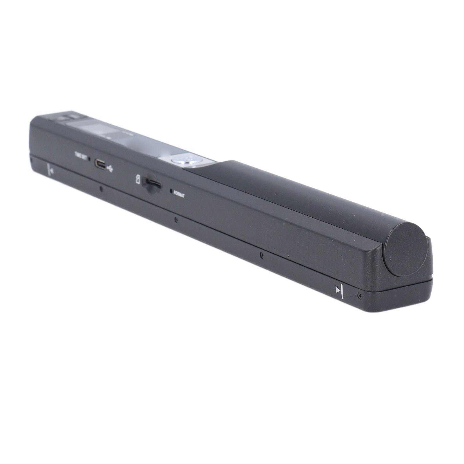 Yctze Przenośny Ręczny Skaner Dokumentów 900 DPI, Skaner Fotograficzny A4 z kartą SD 32 GB, Obsługa Skanera USB 2.0 w Formacie PDF i JPG (BLACK)
