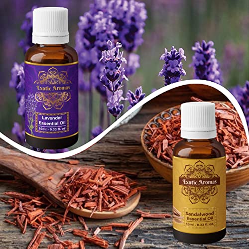 Exotic Aromas Lavender Essential Oil & Sandalwood Essential Oil, Pack of 2 - Image 5