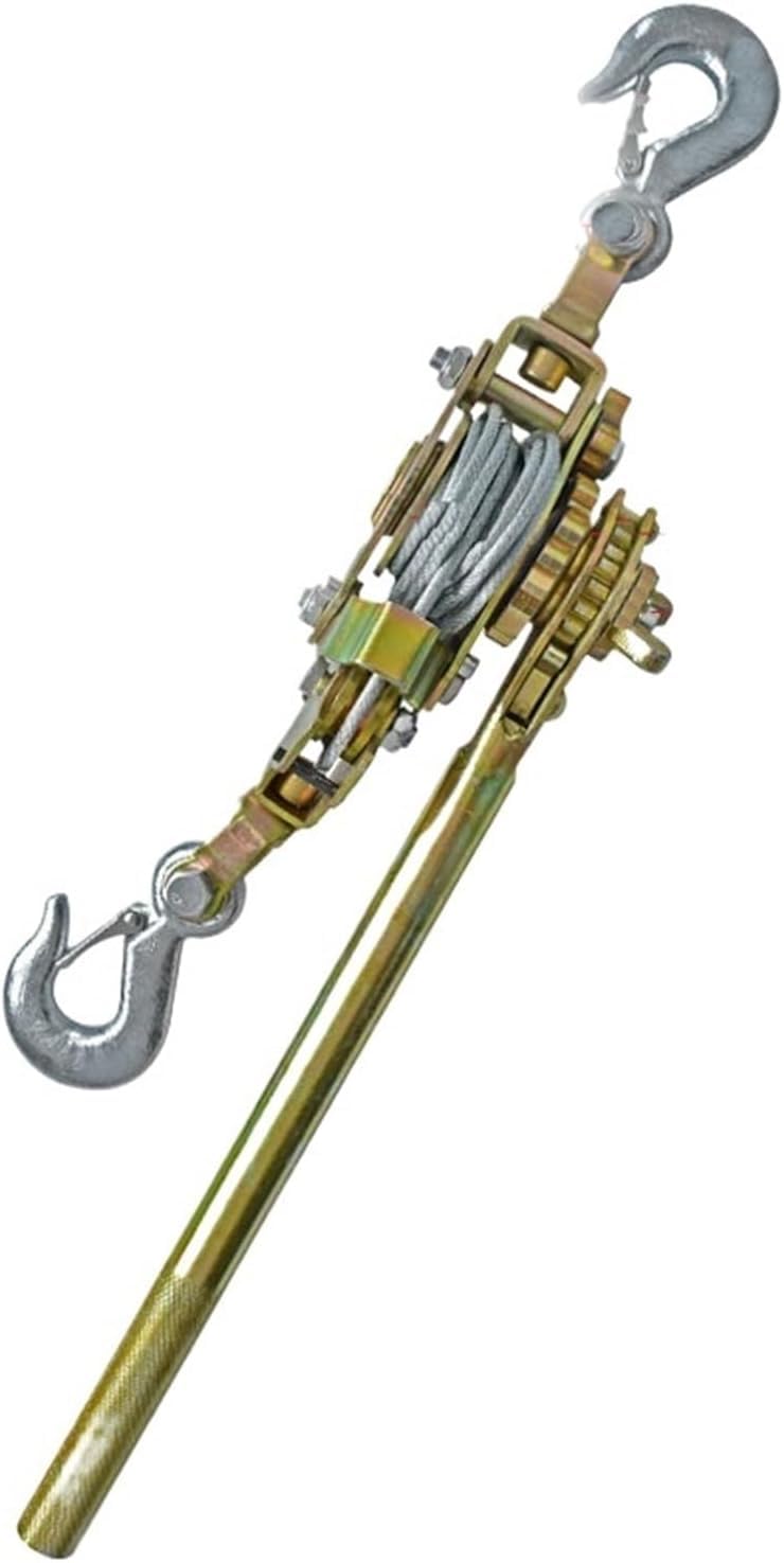 Verricello manuale da 3 tonnellate per tensionamento manuale del filo, ideale per agricoltura, giardino, auto, camion e barche