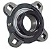 Peer Bearing PER HCF4X210-31-TRL-REV 4 Bolt Flange Bearing Unit, Ductile Iron, Wide Inner Ring, Relubricable, Eccentric Locking Collar, Triple Lip Seal, 1-15/16" Bore, 5" Bolt Center