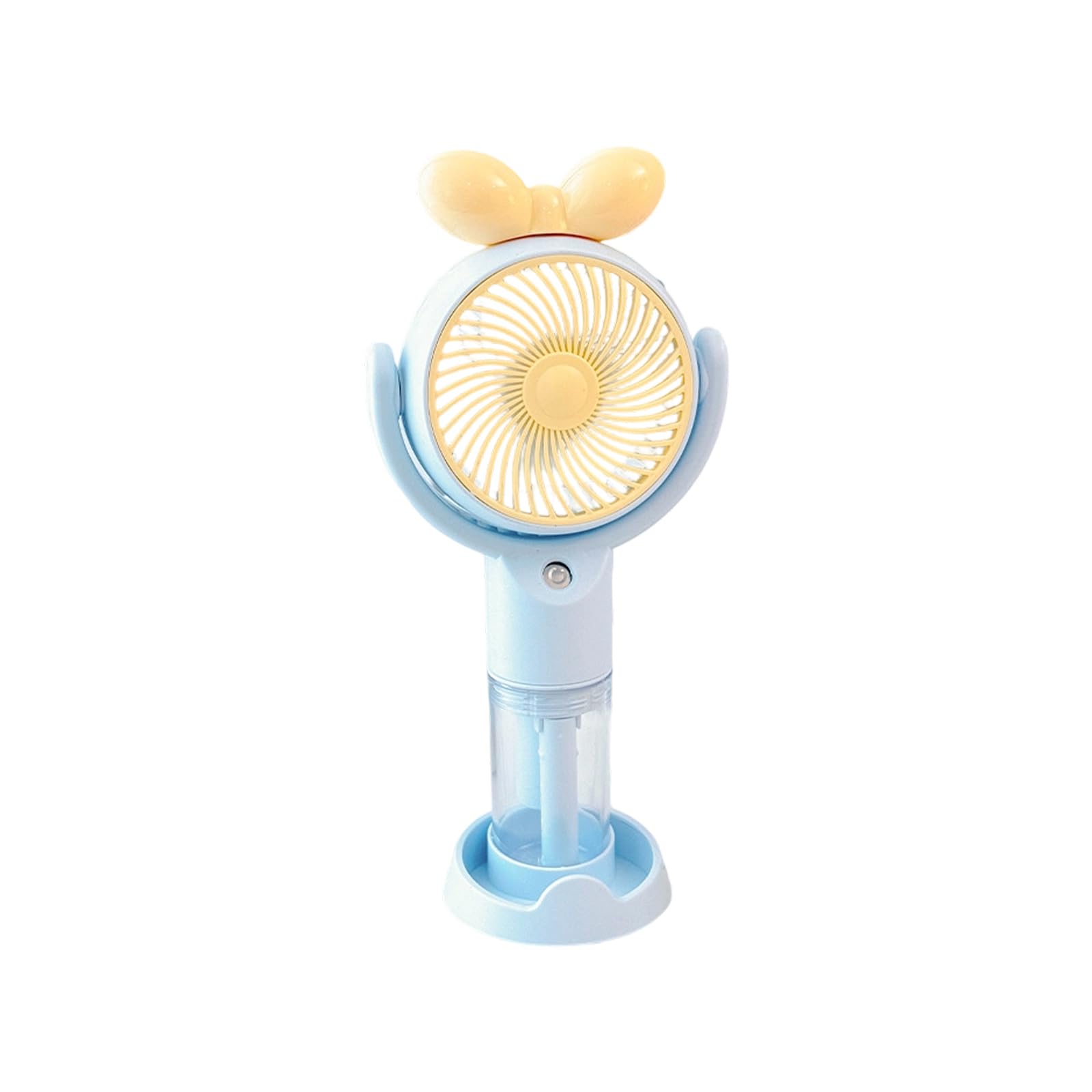 LXJLXD Portable Handheld Fan with Misting Sprayer, Rechargeable 500mAh, 3 Speeds for Travel Camping Outdoor Lightweigh Portable Fan
