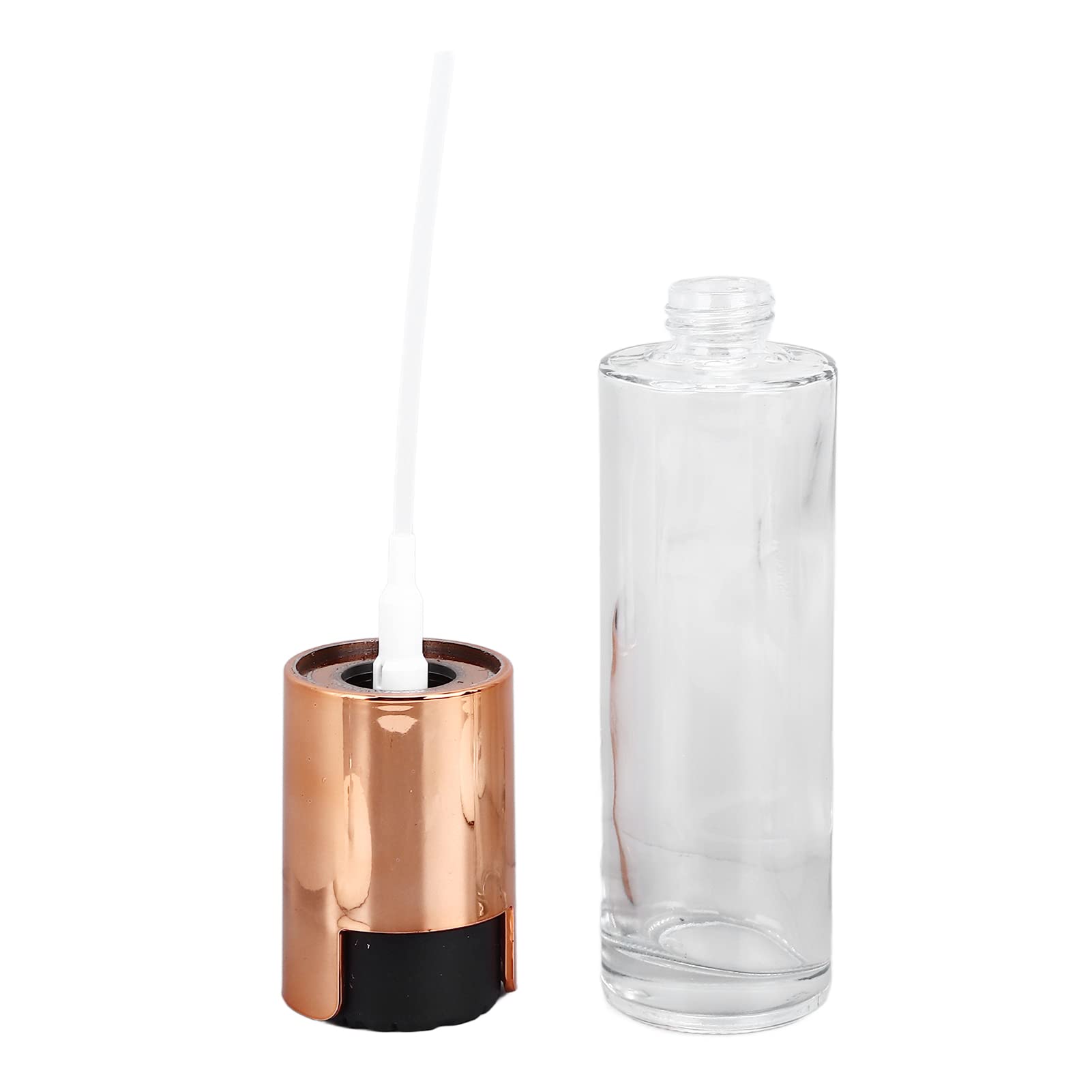 AUNMAS Oil Spray Bottle, Anti Slip Glass Olive Oil Sprayer for Cooking Baking, Roasting, Frying, Portable ABS Glass Olive Oil Spritzer for Home Outdoor Picnic BBQ