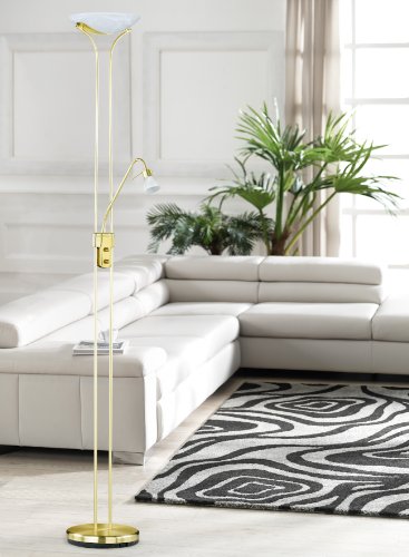 Trio 431912108 Lampada a Piantana in Ottone Opaco