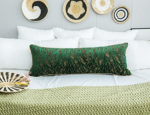 PANOD Decorative Modern Extra Long Pillow Cover 14 x 36, Boho Lon...