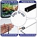 6.5 x 3.3 ft Clear Mesh Netting Aquarium Mesh DIY Fish Tank Net Transparent Fish Tank Lid Aquarium Top Cover Replacement
