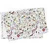 Fish kiss 16×24 ohio map towel is 100 microfiber waffle weave help you explore in detailour super absorbent soft machine washable state map towel is stain wrinkle resistant  urban country home decor