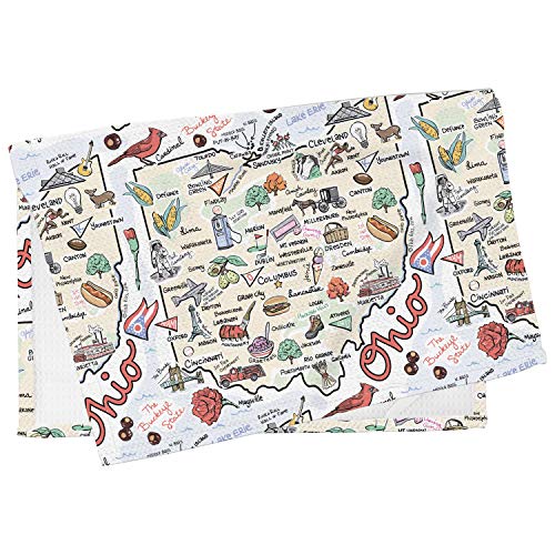 Fishkiss16x24ohiomaptowelis100microfiberwaffleweavehelpyouexploreindetailoursuperabsorbentsoftmachinewashablestatemaptowelisstainwrinkleresistant Urban Country Home Decor Fish kiss 16×24 ohio map towel is 100 microfiber waffle weave help you explore in detailour super absorbent soft machine washable state map towel is stain wrinkle resistant urban country home decor