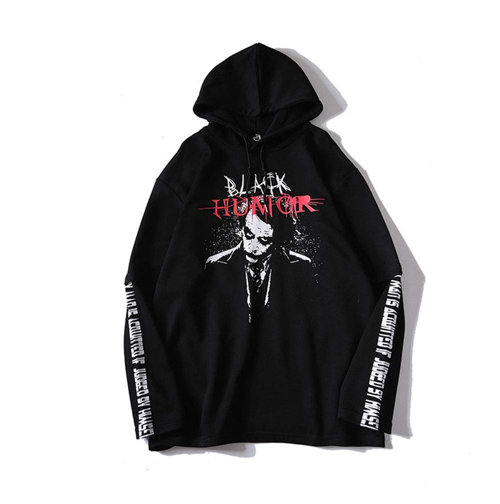 Buy Momo Men's Hoodie, Long Sleeve T-shirt, Fashion, Loose, Western Style! Hip Hop Hoodie, Lightweight, Soft, Silhouette, Sports, Cool, Fashion, Unisex, Popular, Comfortable, Door, Leisure, Stylish — BookShops.in