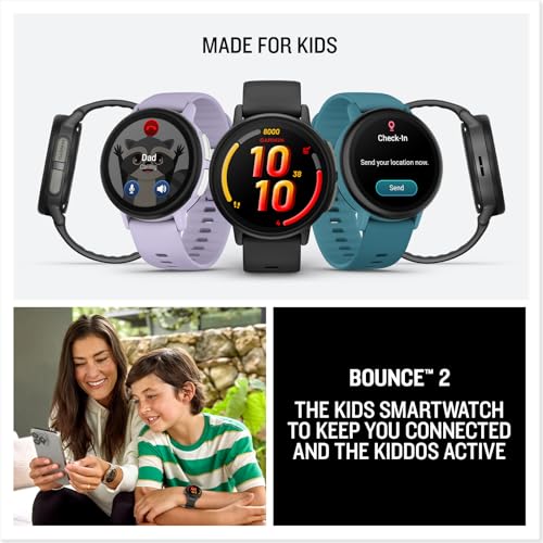Garmin Bounce™ 2, Kids Smartwatch, Calling & Texting, 43mm, Slate Gray - image 6