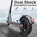 WTRHXA Electric Scooter Adults with Dual Suspensions, 350W/500W Motor, 19/22 Mph Speed, 23-31 Miles Ranges, 8.5
