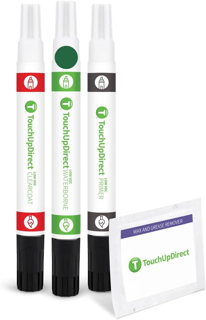 TouchUpDirect FA/M7476A/PN4JZ/2HREWHA Eruption Green Metallic Paint Compatible with Ford Exact Match Touch Up Paint Combo - Preferred Kit