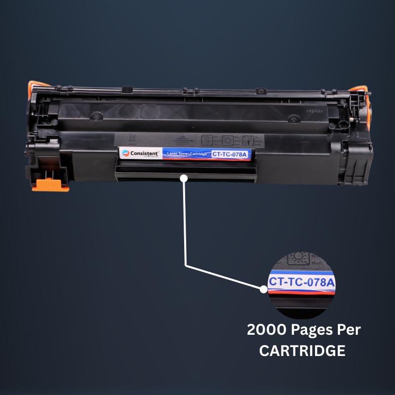 Image of Consistent Laser Toner Cartridge(CTTC078A) Compatible for HP 78A / Used in HP LaserJet 1606 1536 1566, Canon L170, MF4410
