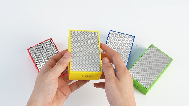 Tampon Polissage 4 Pièces Tampons De Polissage Diamant à La Main, Kit De Cales Cale A Poncer Aspirante