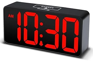 DreamSky Large Display LED Clock for the Bedroom