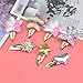8 Pairs/16 Pack Hair Clips for Girls, Gingbiss Butterfly Metal Snap Hair Clips, Cute Girls Barrettes Heart Shaped Hair Clips Accessories for Kids