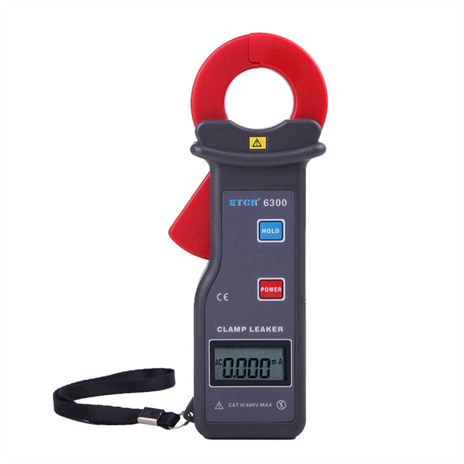 Medidor de pinzas medidor de corriente medidor de fugas medición de corriente DC/AC Medición de la abrazadera digital de medición actual ETCR6300 para una medición precisa