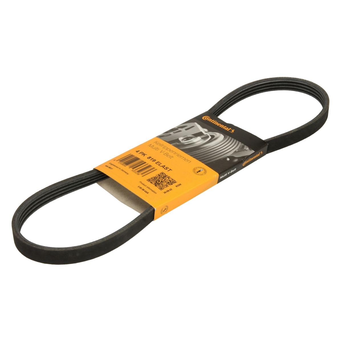Amazon.com: Continental 4PK819ELAST Metric Multi V Stretch Belt