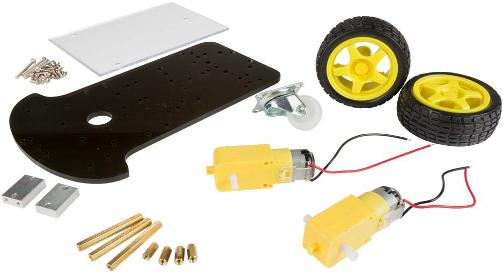 Velleman 2Wd Robot Motor Chassis Kit | Recreational/Christmas, 1 X Qty - Vma500
