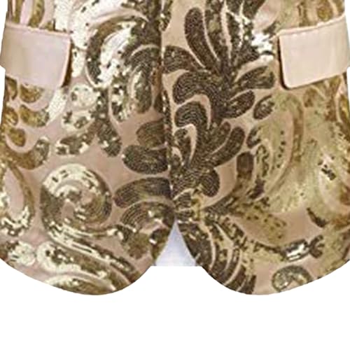 Stylish Dinner Tux Dress Blazer Men's Floral Suit Sparkly Glitter Jacket Men Party Prom Stylish Tuxedo Jacket3