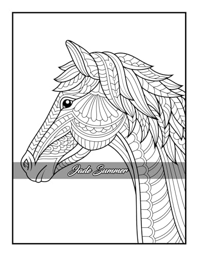 100 Animals: An Adult Coloring Book with Lions, Elephants, Owls, Horses, Dogs, Cats, and Many More! - Image 57