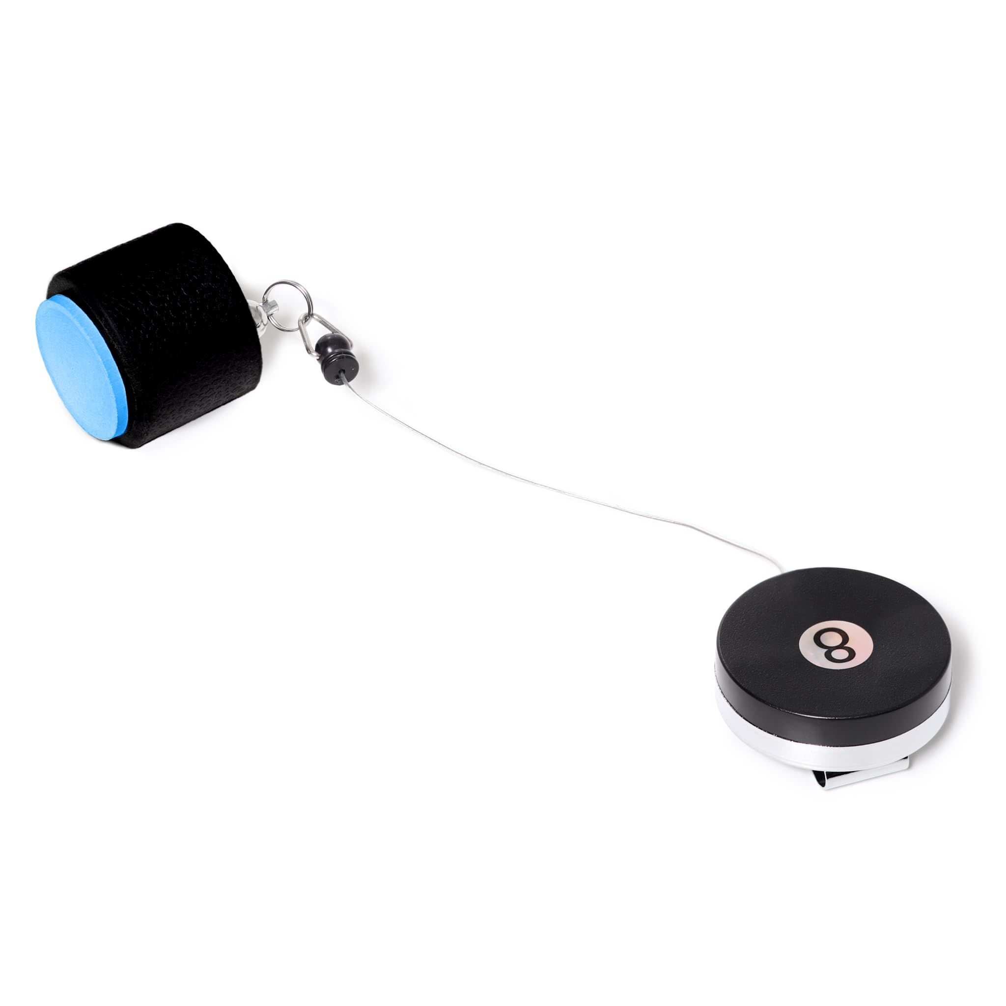 TAOM V10 Billard Pool Queue Premium Kreide blau - mit einziehbarem Kreidehalter
