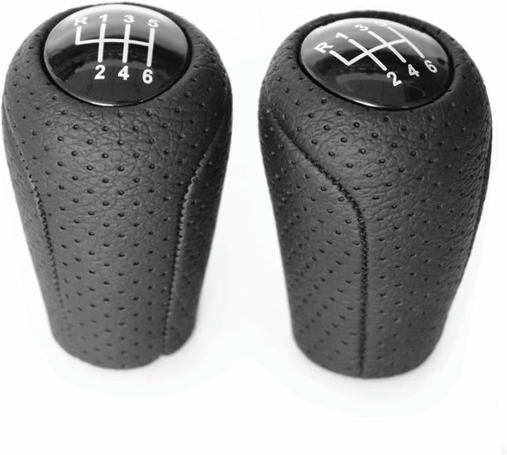 GZNBB Car Manual Gear Shift Knob Boot Cover Gaiter Lever Shifter Handle Stick, for Mazda 3 BK BL 2006-2012
