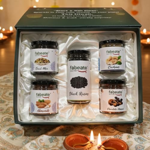 Image of Fabeato Premium Diwali Gift Pack 550g - Mixed of Healthy Dry Fruits, Nuts & Seeds | Perfect Diwali Gift for Loved ones| Gourmet Gift| Corporate Gifts