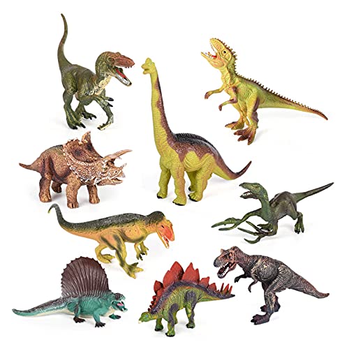 MLKJSYBA Tierspielzeug Lernen Von Pädagogischen Dinosaurier Spielzeug Bewegliche Dinosaurierspielzeug Nutztiere für 2… – Bild 4