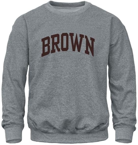 Ivysport Crewneck Sweatshirt, Unisex, Essential Logo, Premium Grey Heavyweight Cotton Blend Fleece