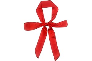 Women's Red Ribbon Scarf: Elevate Your Style