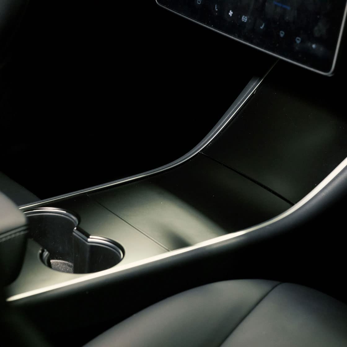Amazon.com: TESBROS Tesla Model 3 Center Console Wrap Kit - Easy to  Install, Designed to Protect from Scratch- Tesla Model 3 Accessories Made  from 3M Automotive Vinyl | Black Satin : Automotive