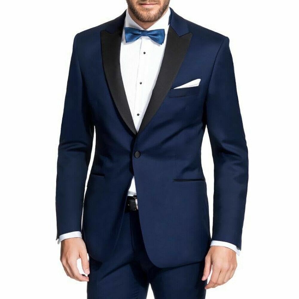 Smoking Uomo Abito Elegante Giacca e Pantalone Matrimonio Cerimonia Linea Sartoriale