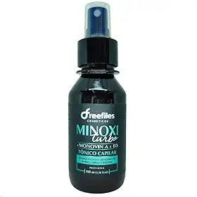 Freefiles Minoxi Turbo 100ml Tônico Capilar Tratamento Antiqueda Homens e Mulheres Crescimento Cabelo Barba e Bigode