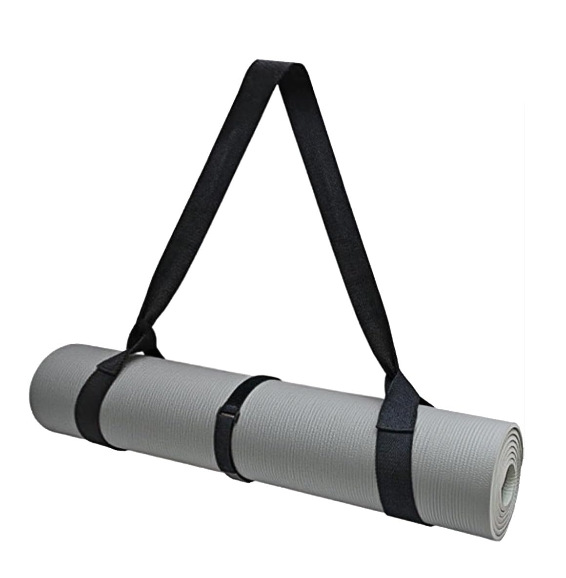 Adjustable Yoga Mat Strap Carrier, Thick Wide Yoga Mat Holder with Hook-and-loop fastener for yoga enthusiast, Travel Gym, Black Non-Slip Yoga Straps for Carrying Mats-image-39