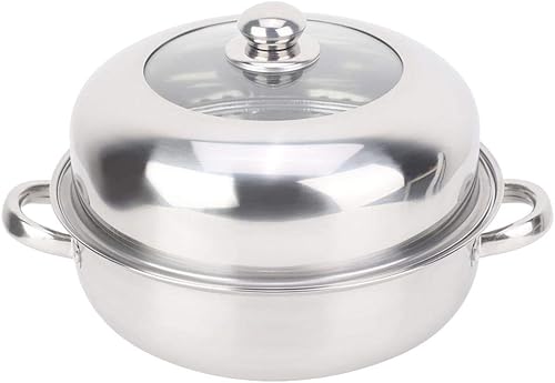 Olla de vapor Olla de acero inoxidable Olla de vapor de alimentos Olla Utensilios de cocina para el hogar Herramienta de cocina Caldera Sopa Olla al