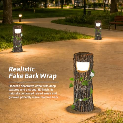 Artificial Tree Bark Roll,118" x19.7" Fake Bark by CUKBLESS - Used condition - Image 4