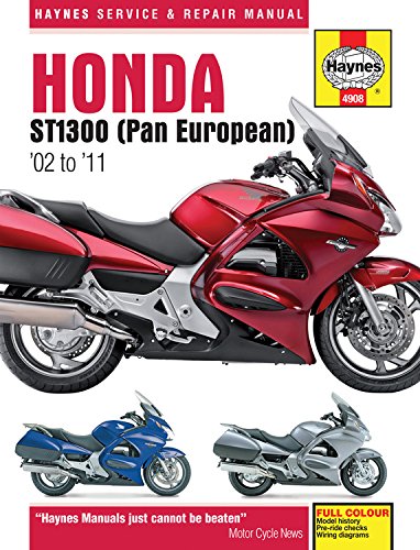 Honda ST1300/ST1300A 2002-2011 Repair Manual (Haynes Service & Repair Manual)