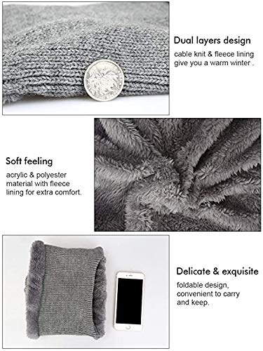HUNTSMANS ERA Soft Fur Woolen Winter Full Face Cover Monkey Caps for Men and Women/Balaclava Winter Cap/Monkey caps (Grey) 1