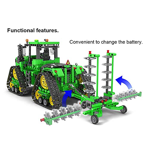 Fawn Technik Tractor Fernbedienung Bausatz Konstruktionsspielzeug, Winner 7119, 1706 Teile mit 4 Motoren, Kompatibel mit… – Bild 5