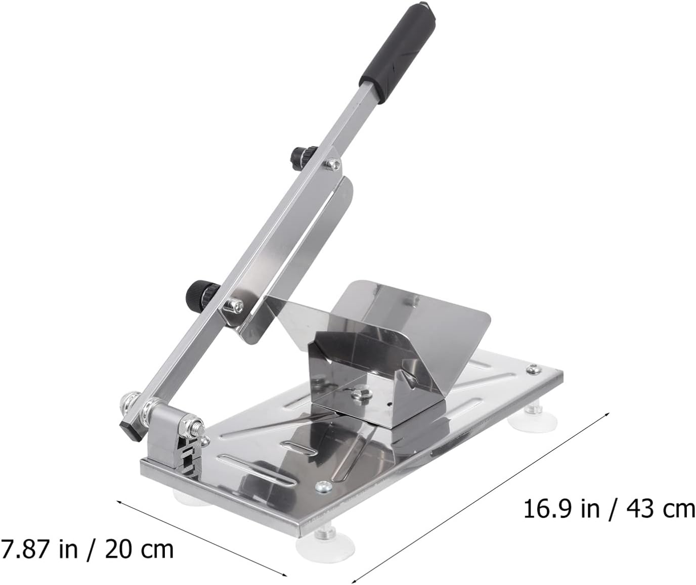 1pc Stainless Steel Beef Roll Slicer Manual Meat Slicer Shredder for Kitchen