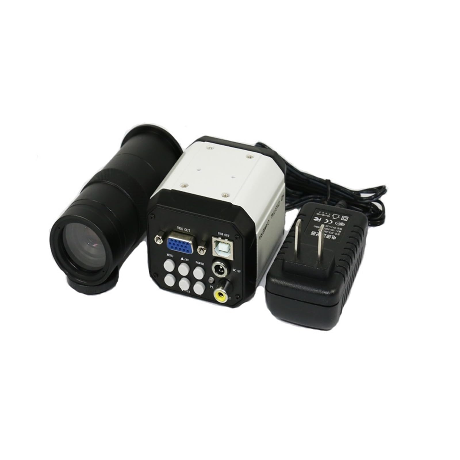 Mikroskop 130X Objektiv Zoom Lupe Digitale Mikroskop Kamera VGA USB CVBS TV Industrielle Handy Reparatur Microscopio Löten Werkzeuge(Camera 130X)