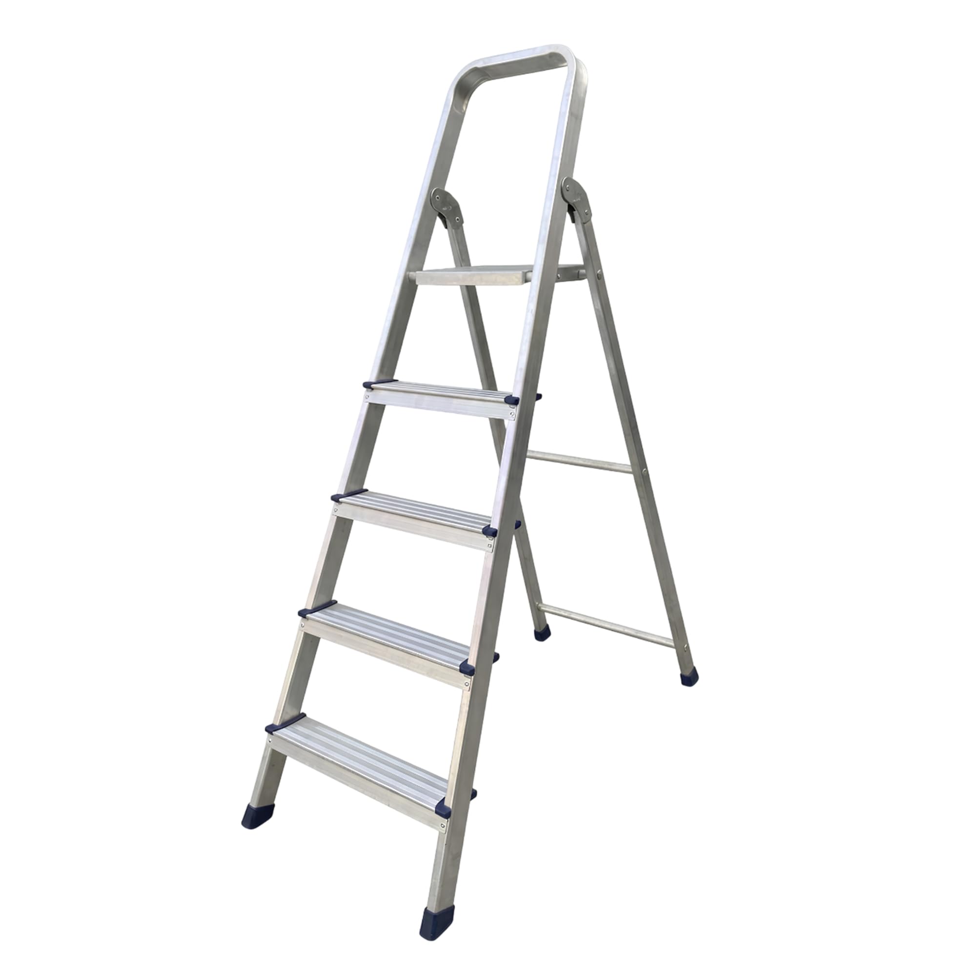 Aluminium Folding Ladder | 4+1 Step | Anti-Slip Wide Steps | Heavy Duty | Lightweight & Foldable | Multipurpose Ladder for Home, Kitchen, Office & Indoor Maintenance Use-image-45