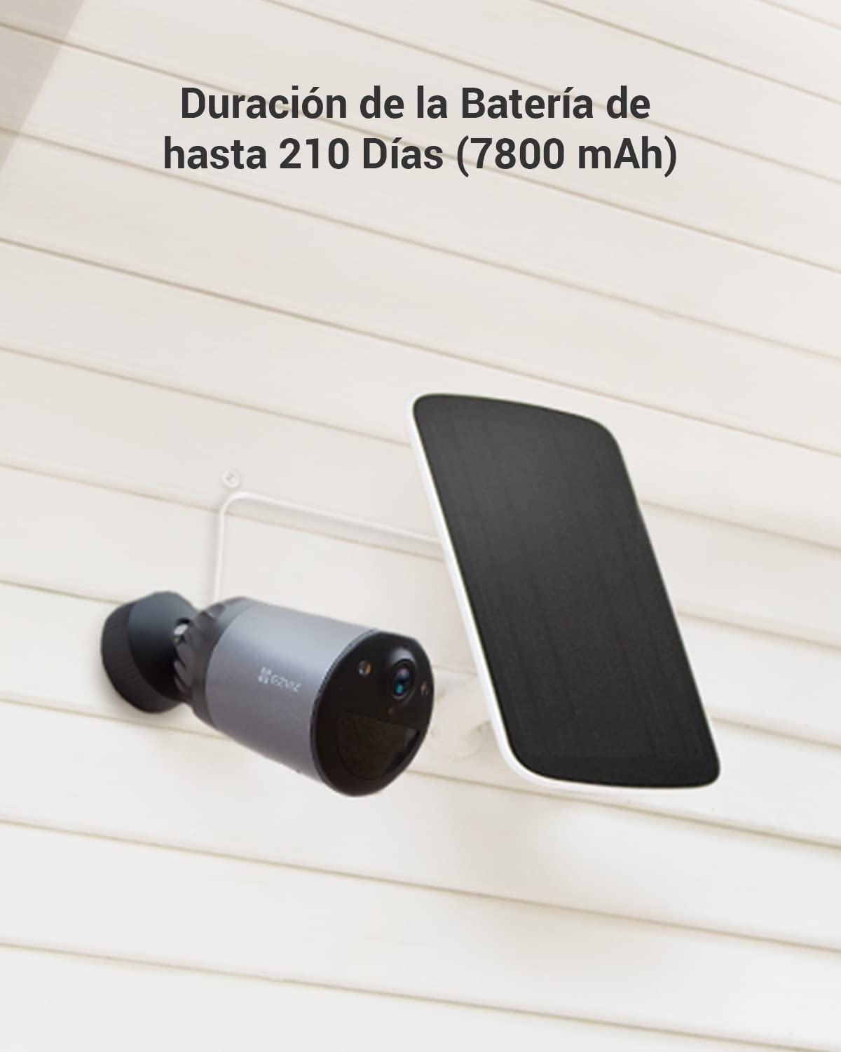 EZVIZ BC1C - Cámara de vigilancia WiFi Exterior inalámbrica 1080P, autonomía de 210 días, cámara con baterías 7800 mAh, detección de Persona, visión Nocturna en Color, Audio bidireccional, IP66
