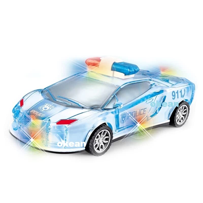 Okean® Police Car with Lights, Friction Powered, Music and Siren Sound Car Toy for Kids (B0BC64N3Q8) Amazon Price History, Amazon Price Tracker