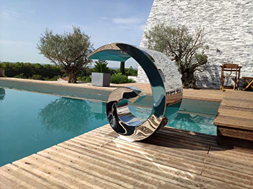 Cascade de Piscine INOX 316 California Hauteur 70cm Largeur 50cm Fontaine Design Moderne ZENLYS