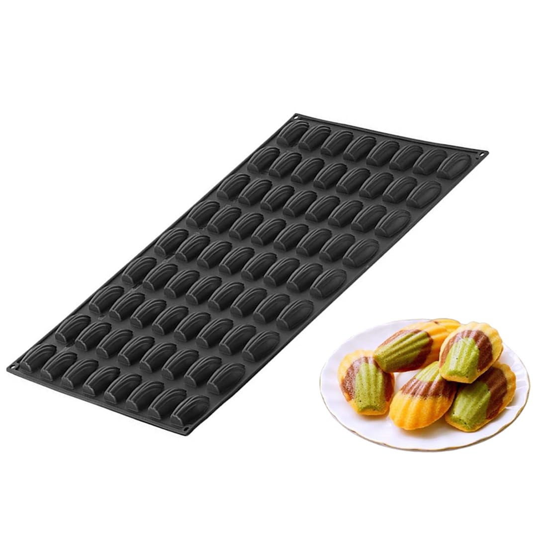 Küchenbackwaren Französische Dessert Madeline Kuchenformen Muschel Kuchenwerkzeuge Schokoladen Silikonform Keksform