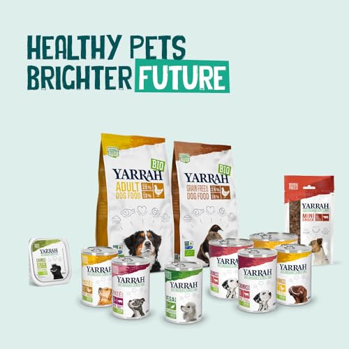 YARRAH Bio Hundefutter Pate Huhn, Spirulina, Seetang 400 g, 12er Pack (12 x 400 g)