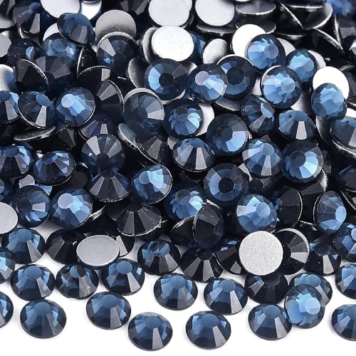 Image of 1440 Pieces SS16 /3.8-4mm Flat Back Crystal Rhinestones Round Gems for Nail Art,Montana